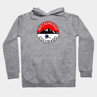 Skiing Breckenridge Colorado Hoodie